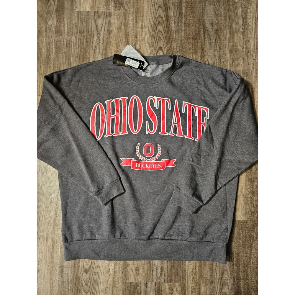 Ohio state Buckeyes Gameday Couture Sweatshirt Gray Size L